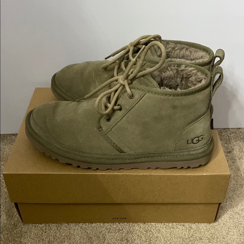 UGG Tan Boots Suede Ankle-Height Chukka